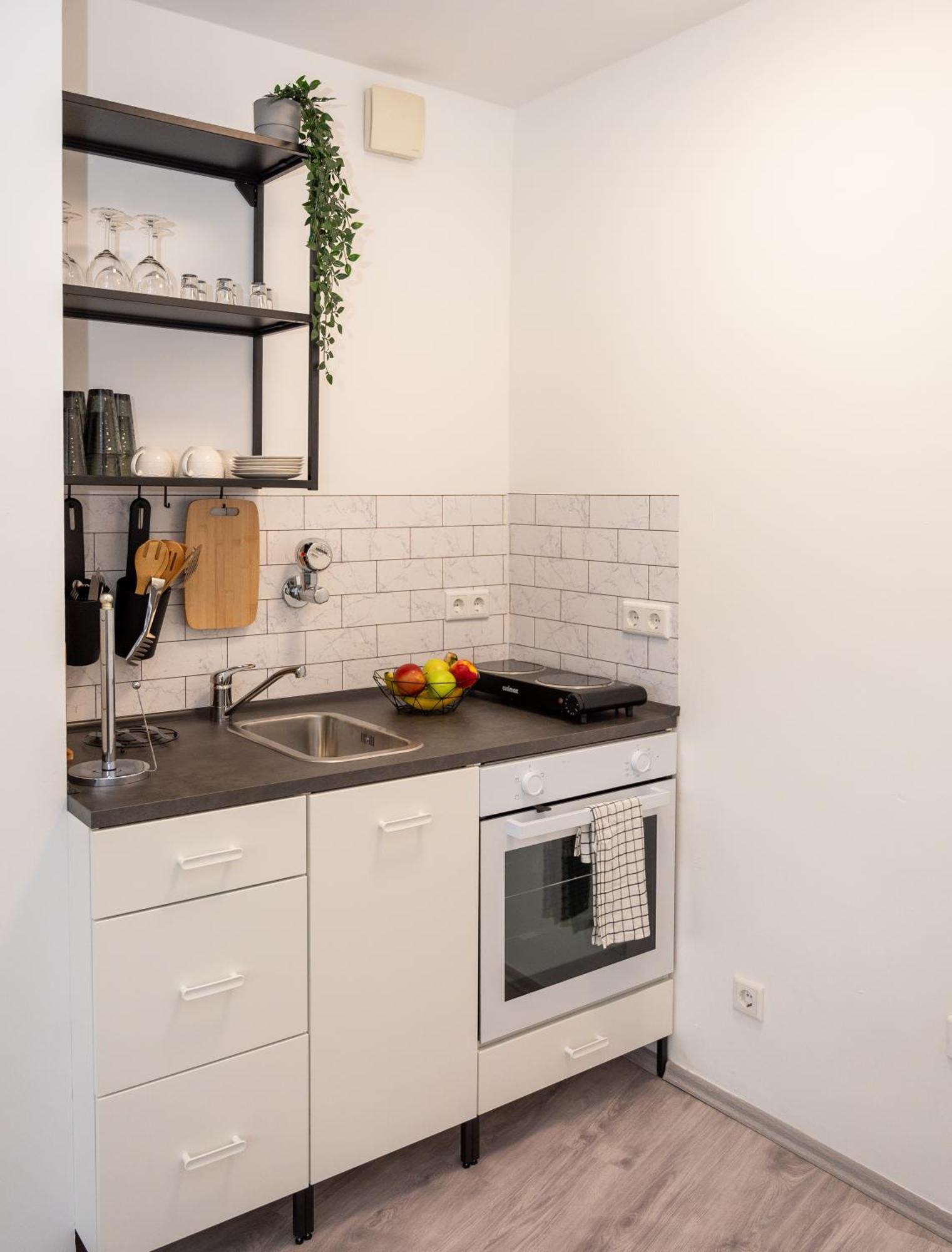 Stilvolles Apartment Im Essener Stadtkern Esterno foto