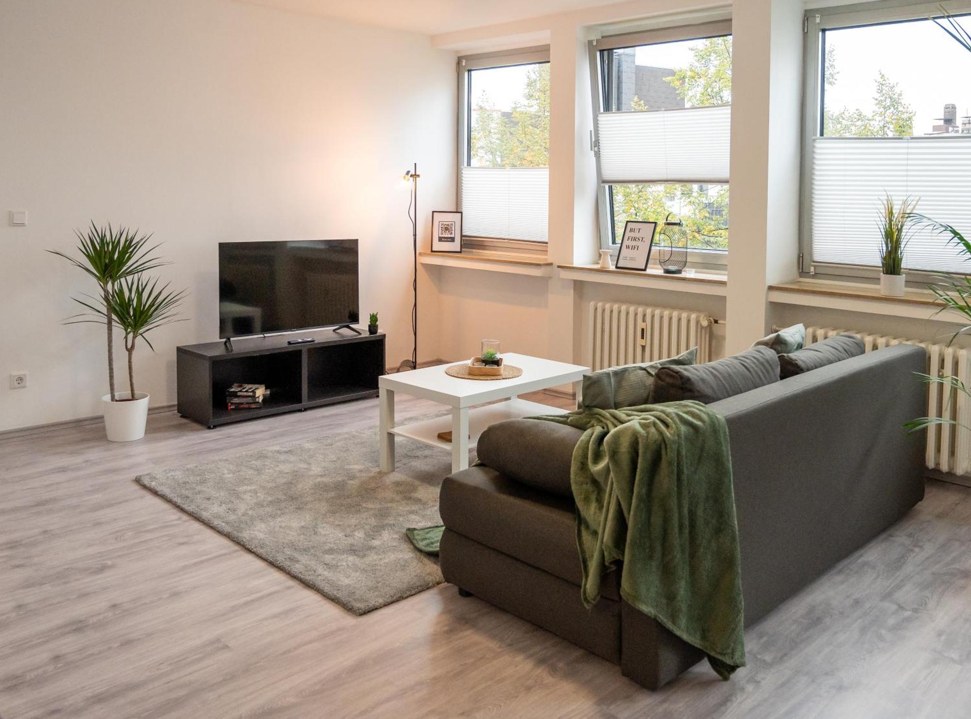 Stilvolles Apartment Im Essener Stadtkern Esterno foto